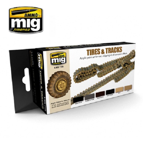 Ammo Mig A.MIG 7105 Tires and Tracks